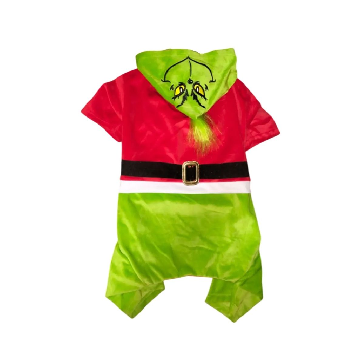 GENERICO - Enterizo navideño para mascotas perros gatos grinch talla 4