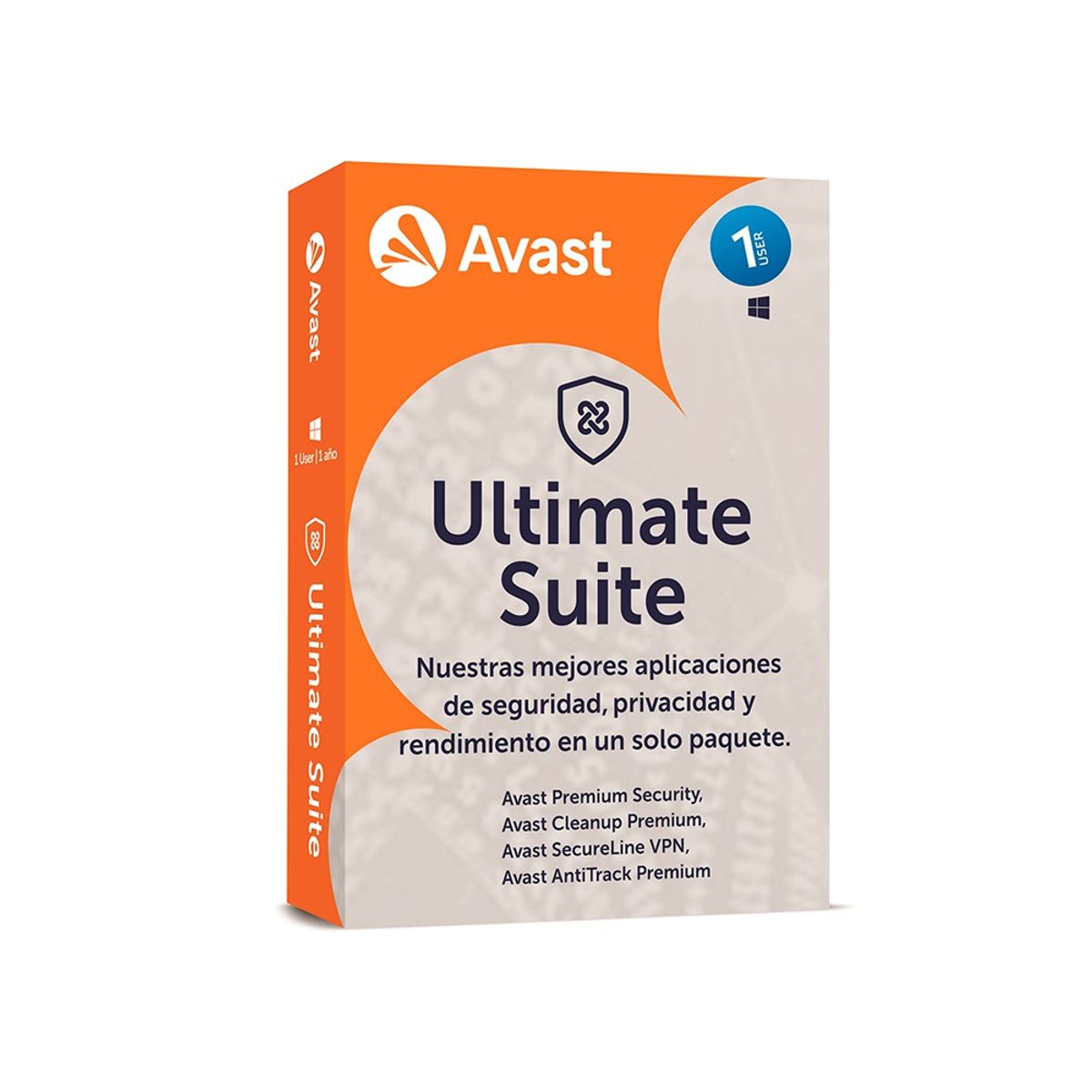 AVAST - Antivirus Avast Ultimate Suite 12 Meses - Protección Completa Para Pc, Mac Y Dispositivos