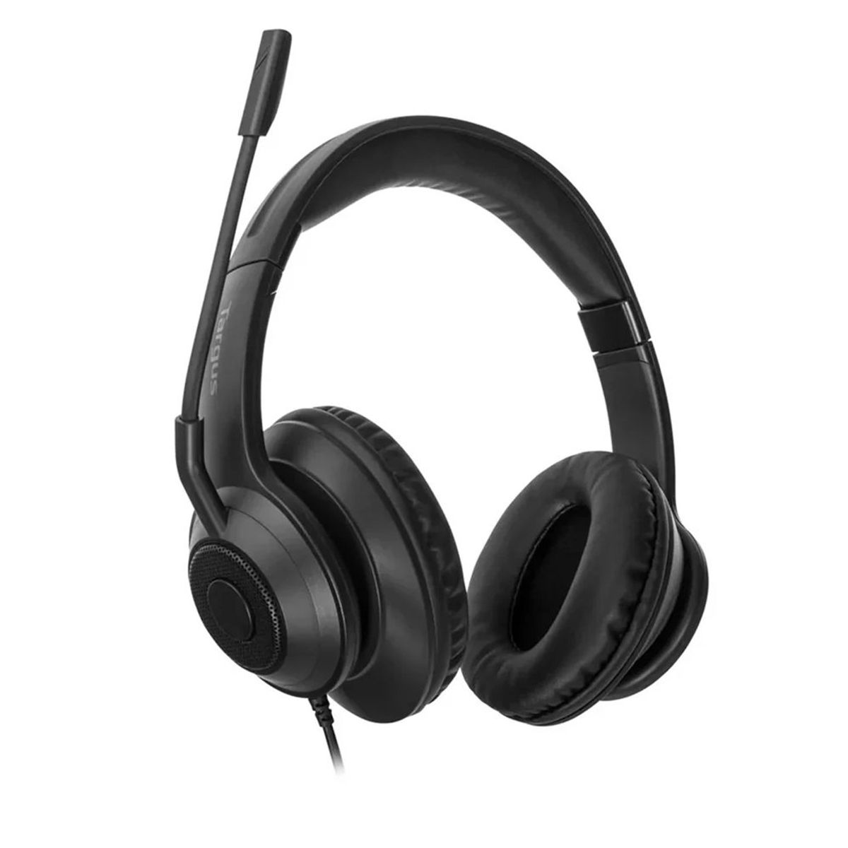 TARGUS - Audífonos Over-Ear Targus Aeh102Tt Con Micrófono, Cancelación De Ruido, Usb-A, Color Negro