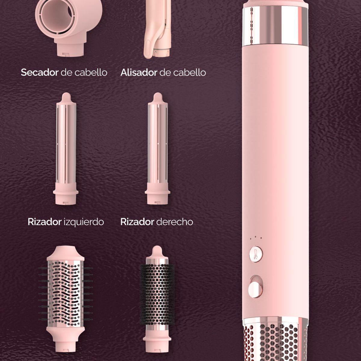 VEX - MULTISTYLER VEX BEAUTY AIRWRAP COMPLETE 6 EN 1 TITANIUM