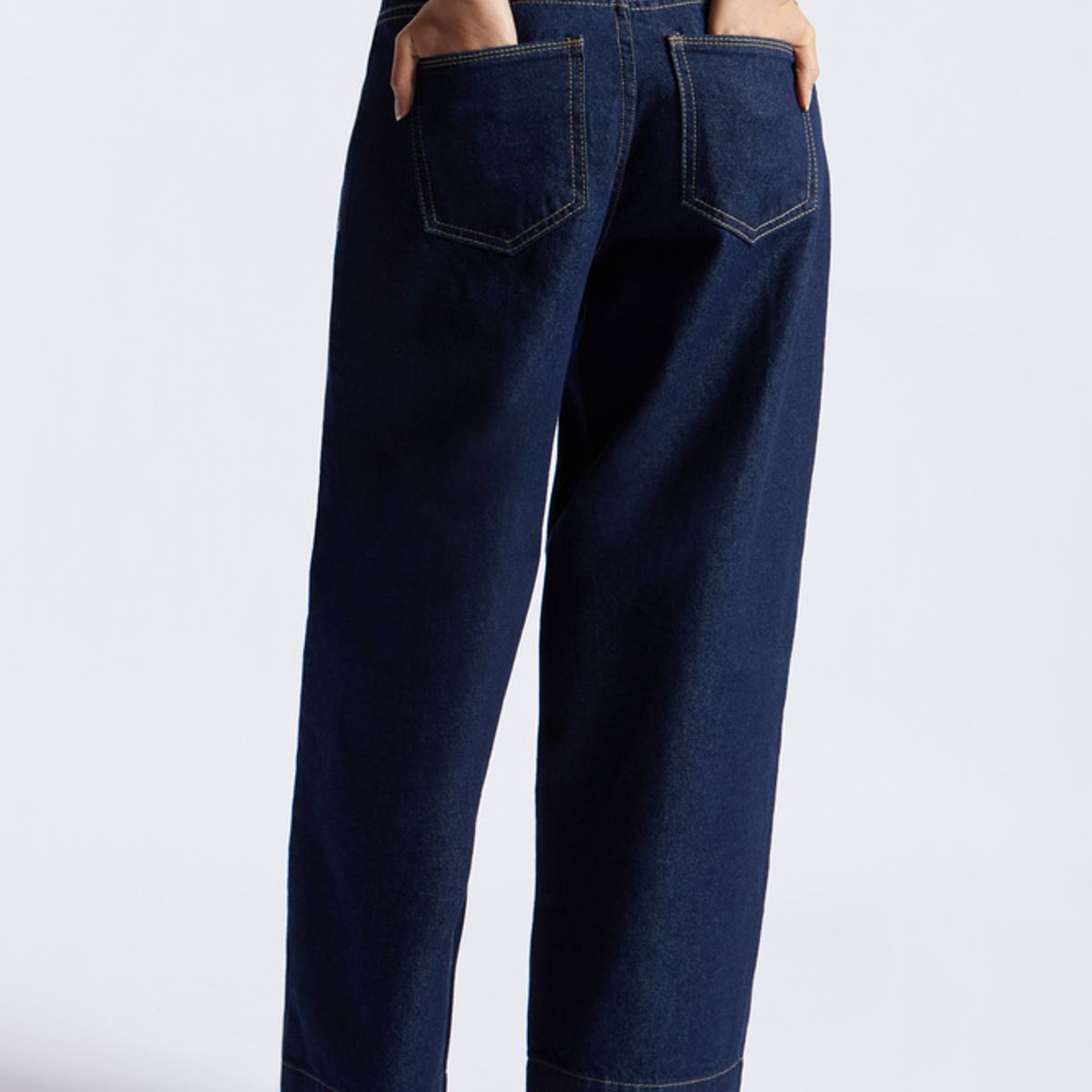 LUVARO - Pantalón Denim Wide Leg