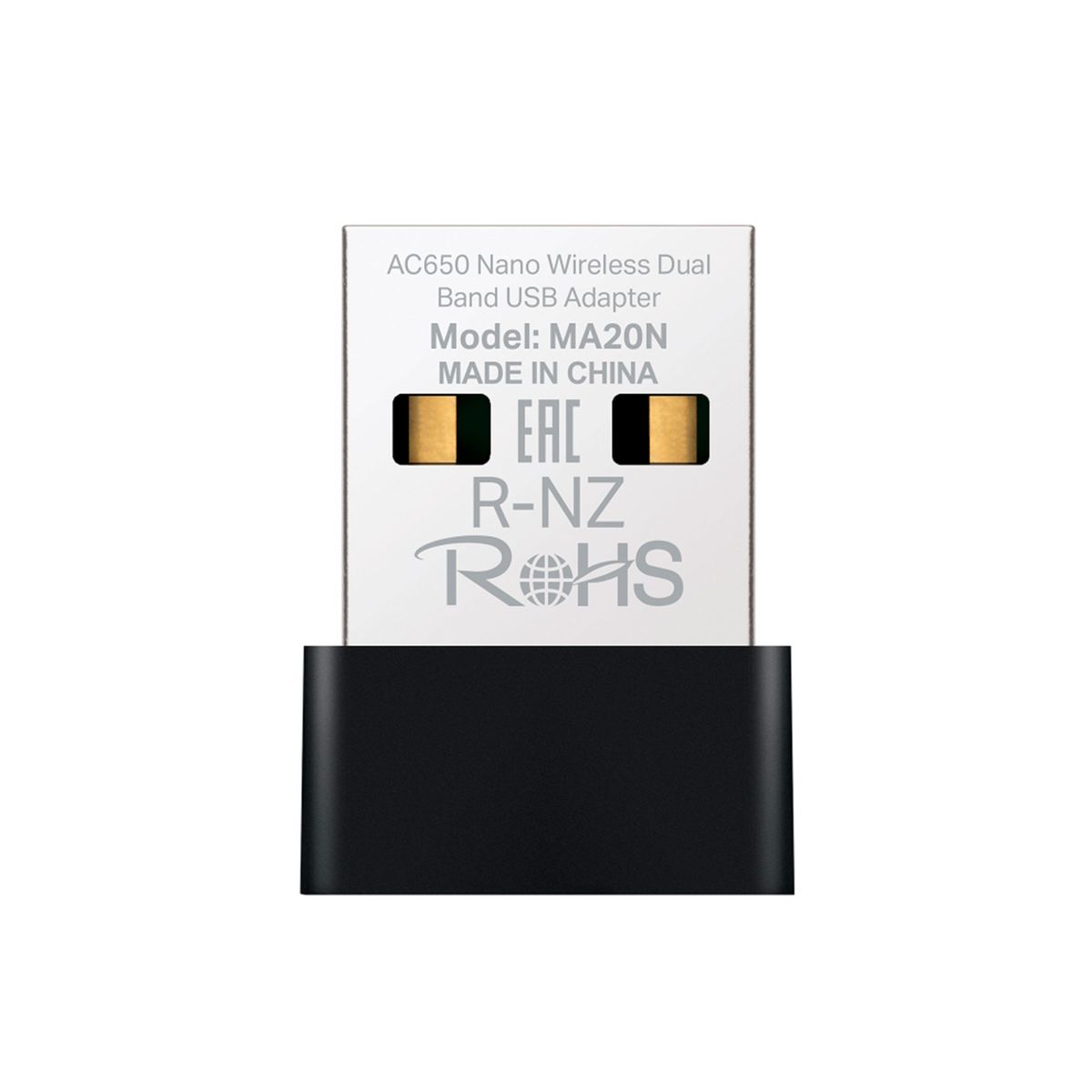 MERCUSYS - ADAPTDOR MERCUSYS AC650 NANO WIRELESS USB NEGRO PN MA20N