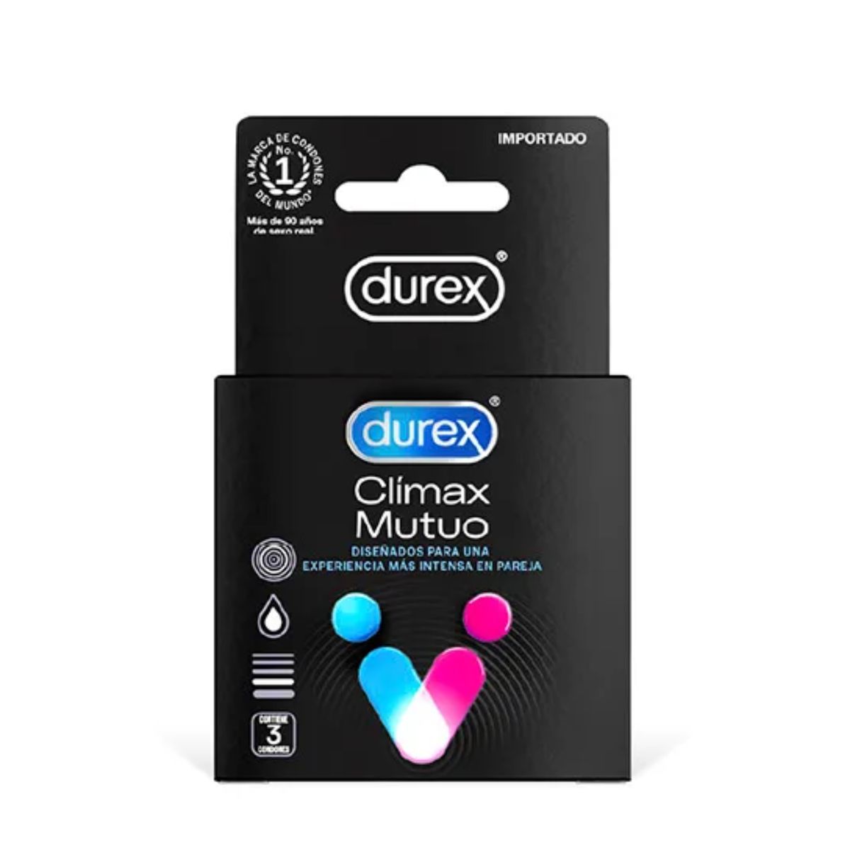 DUREX - Pack x12 cajas Durex Clímax Mutuo x 3unid
