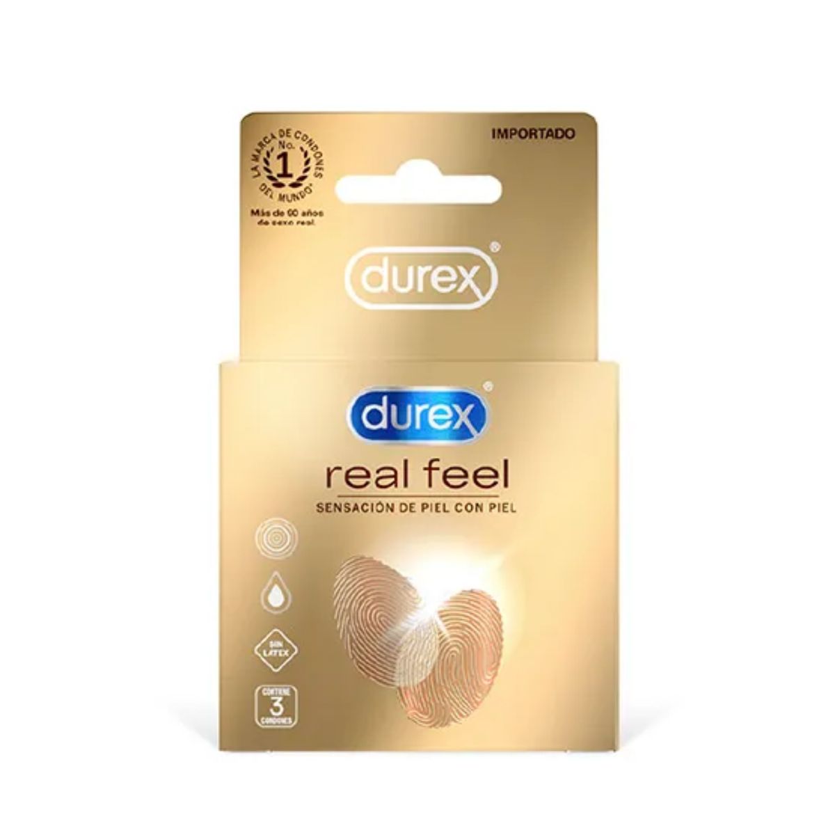 DUREX - Pack x6 cajas Durex Real Feel x 3unid