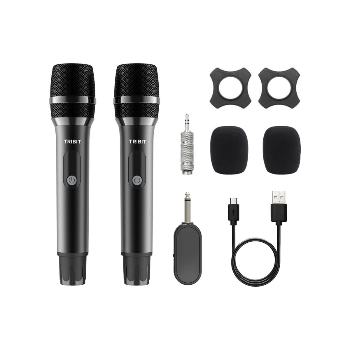TRIBIT - Tribit BTS56M Micrófonos Inalámbricos con un solo receptor