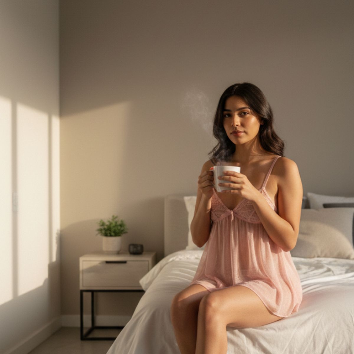 XIRAMA - Set Conjunto Lenceria Encaje 3 piezas - Zhara Rosado