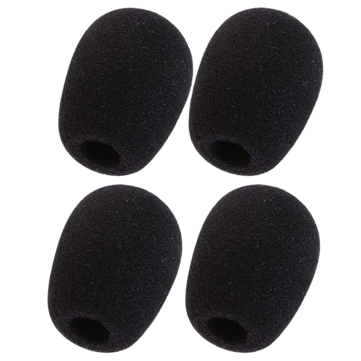 GENERICO - Espuma cobertor para micrófono Solapero Pechero x 4 unidades