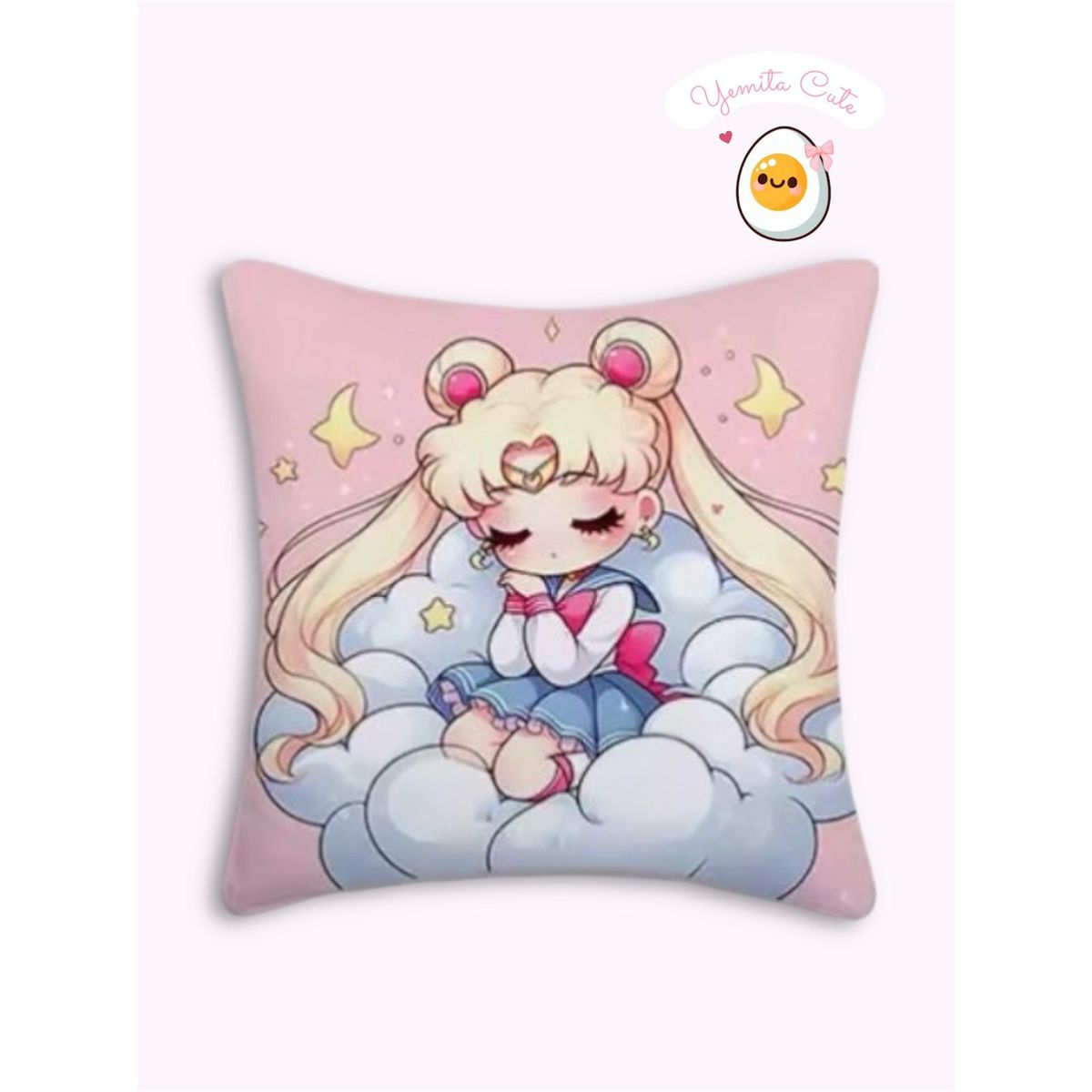 GENERICO - COJIN DECORATIVO SAILOR MOON KAWAII 40x40 cm
