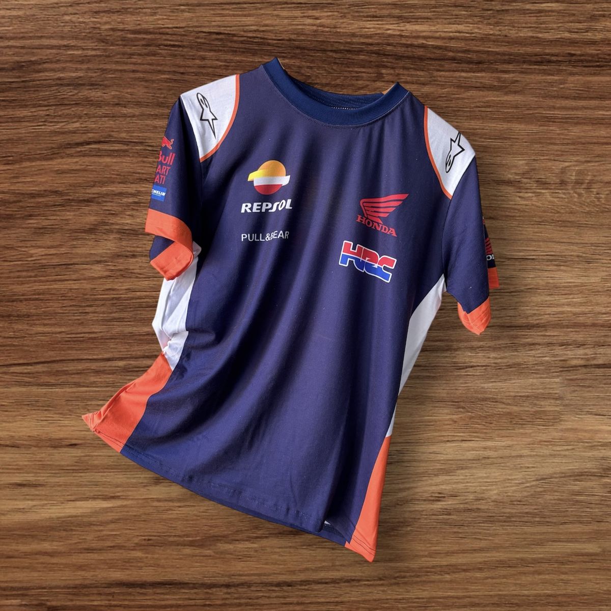 GENERICO - Camiseta Honda Polo Repsol MotoGP Motocicleta HRC CRF