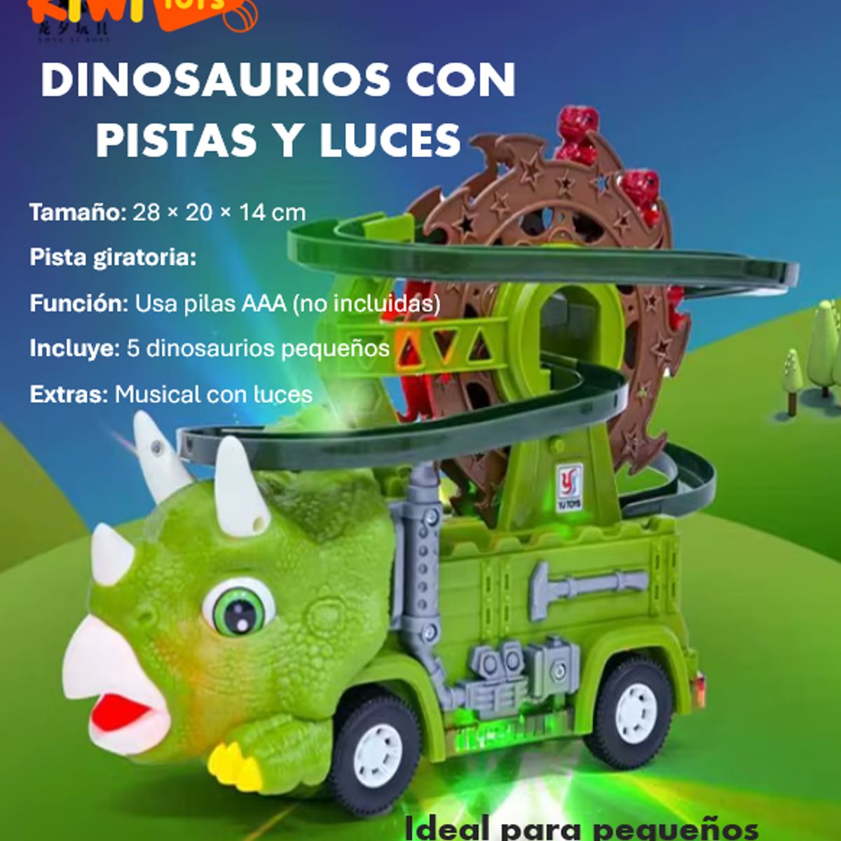 GENERICO - Triceratops Pista Aventura