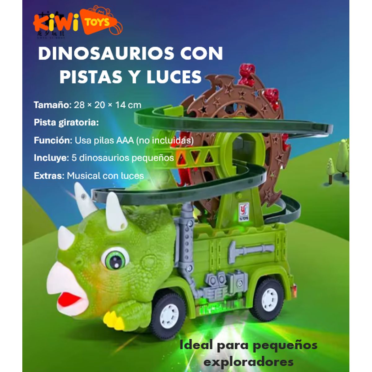 GENERICO - Triceratops Pista Aventura