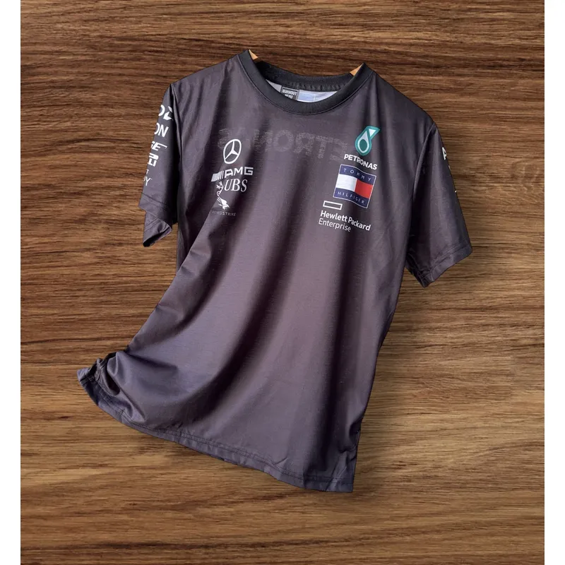 GENERICO - Camiseta Lewis Hamilton F1 Polo Formula One Petronas Mercedes Benz