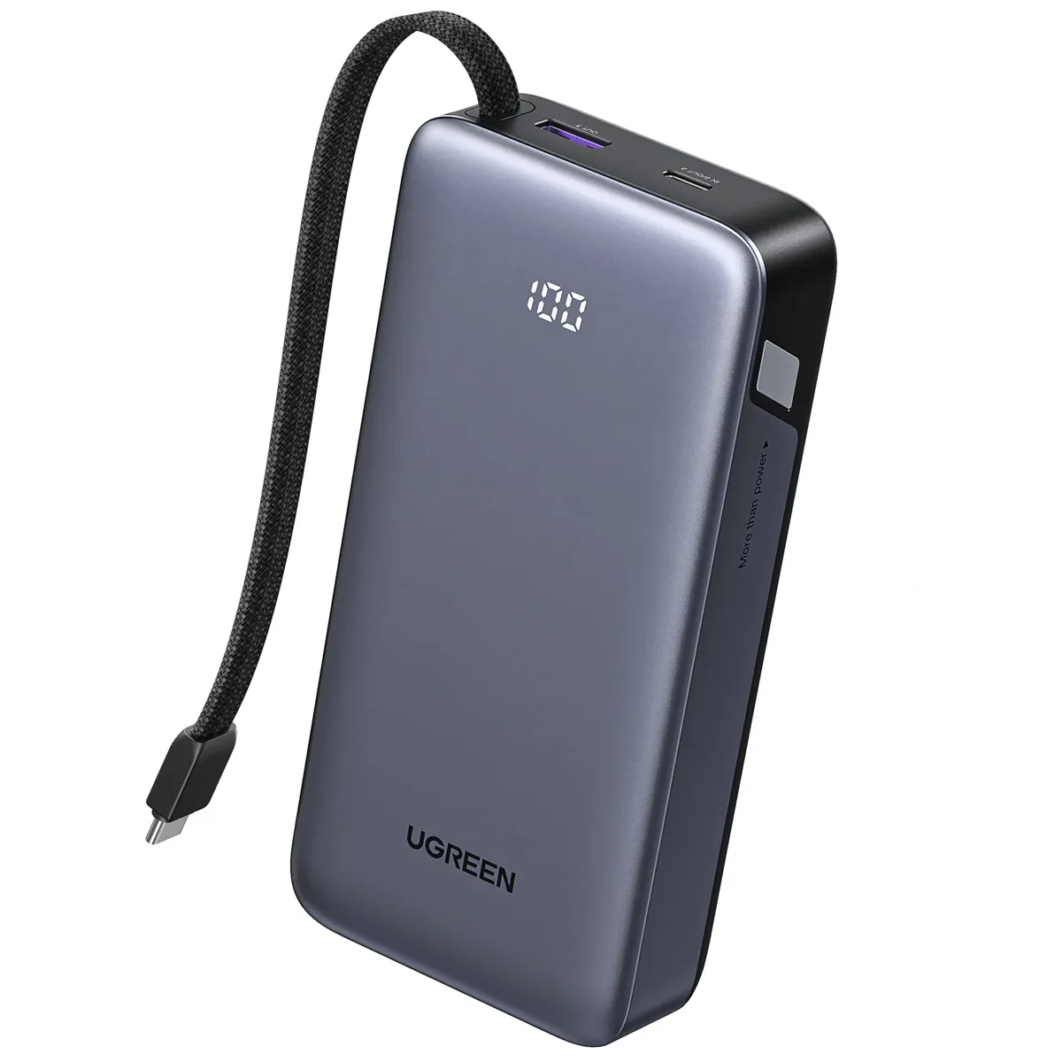 UGREEN - Batería Externa UGREEN PB536 55988B 45W 20 000 mAh Gris