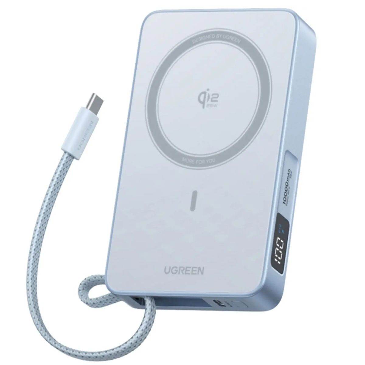 UGREEN - Ugreen Magflow 10000mah Power Bank Qi2 25W Certificado