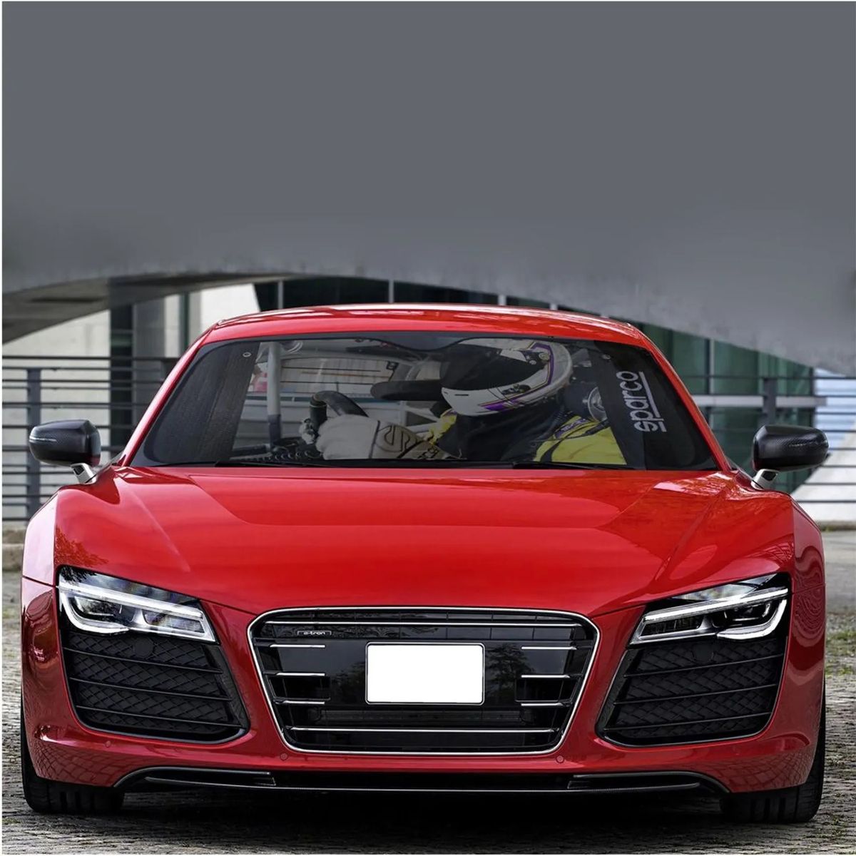 SPARCO - Tapasol Sparco Piloto Camioneta 140 cm x 70 cm Talla L