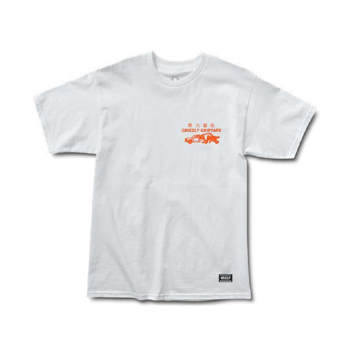 GRIZZLY GRIPTAPE - POLOS GRIZZLY GRIPTAPE TOWN ZONE WHITE