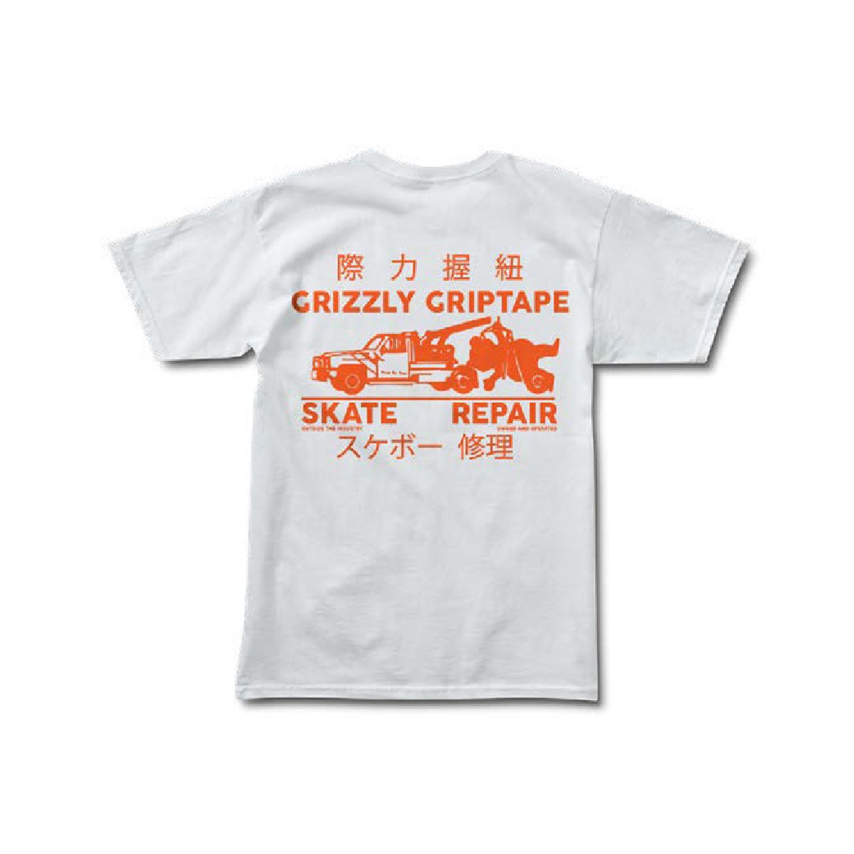 GRIZZLY GRIPTAPE - POLOS GRIZZLY GRIPTAPE TOWN ZONE WHITE