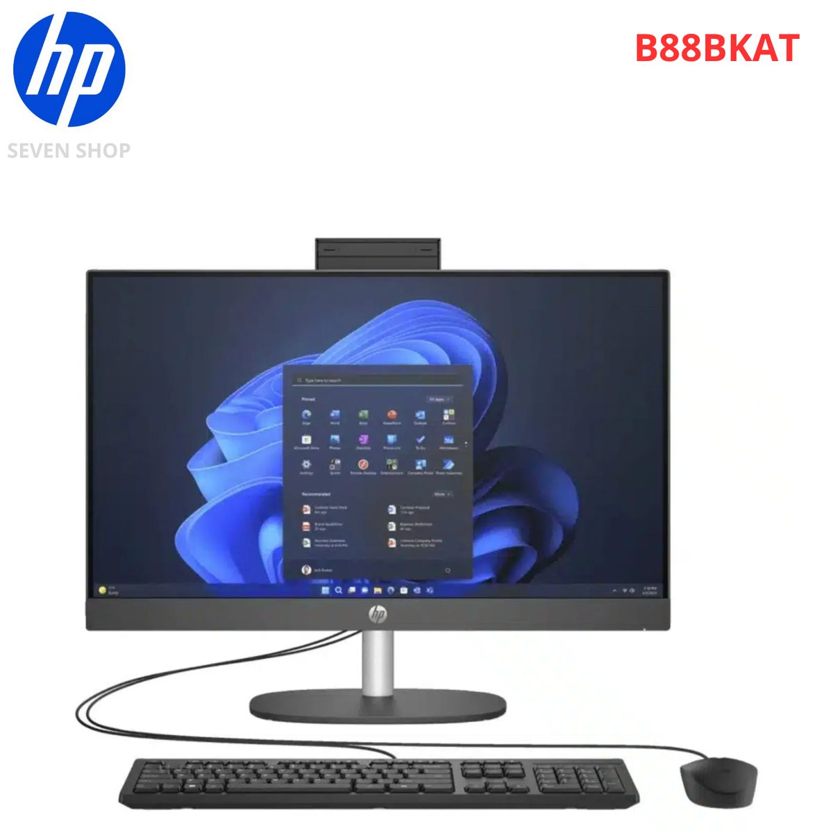HP - ALL IN ONE HP Pro One 240 G10 i51335U 23.8" FHD 16GB 512GB FREEDOS B88BKAT#ABM