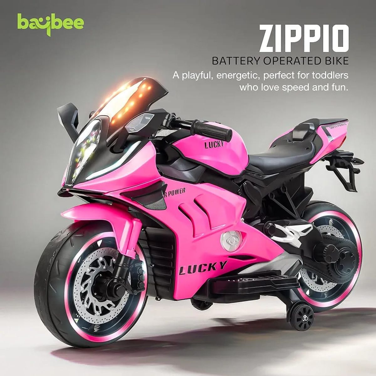 GENERICO - Moto Eléctrica Futurista para Niños - Rosado