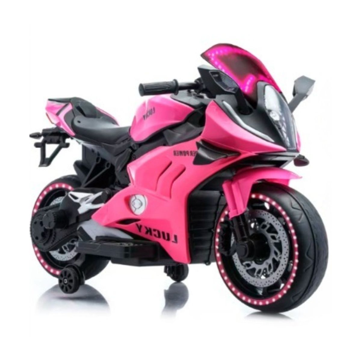 GENERICO - Moto Eléctrica Futurista para Niños - Rosado