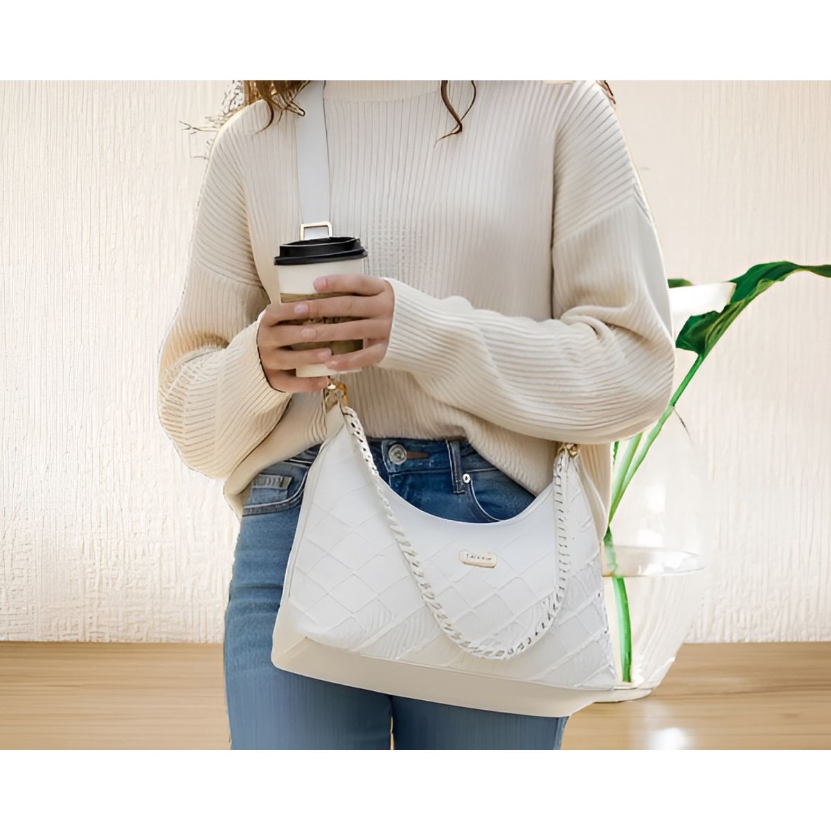 GENERICO - Cartera Sweet Blanco Lolita