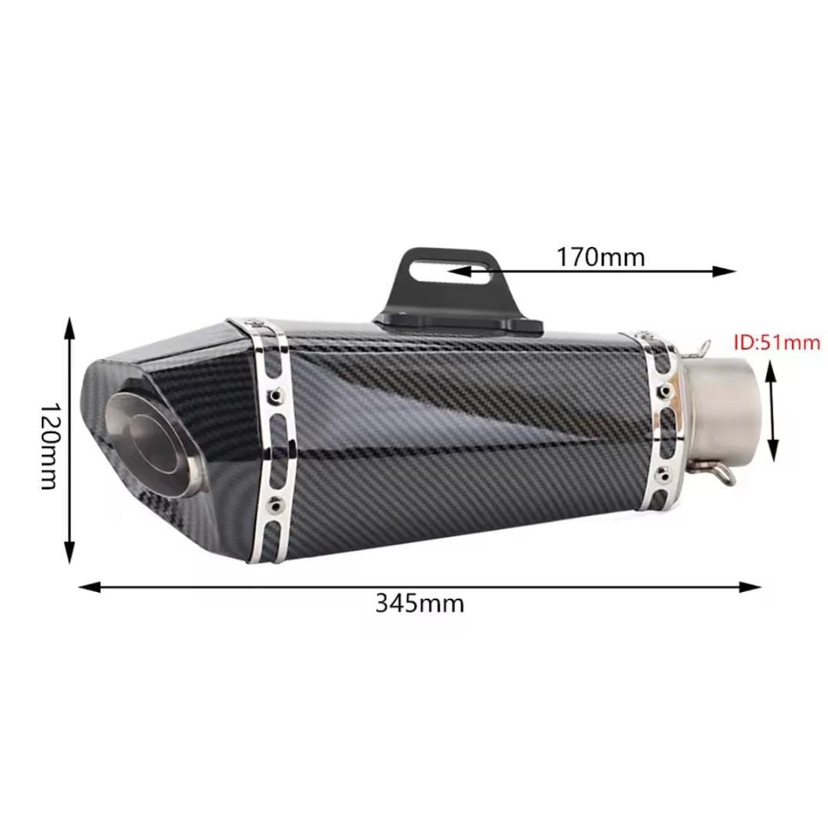 UNIVERSAL - ESCAPE AKRAPOVIC UIVERSAL MOTO