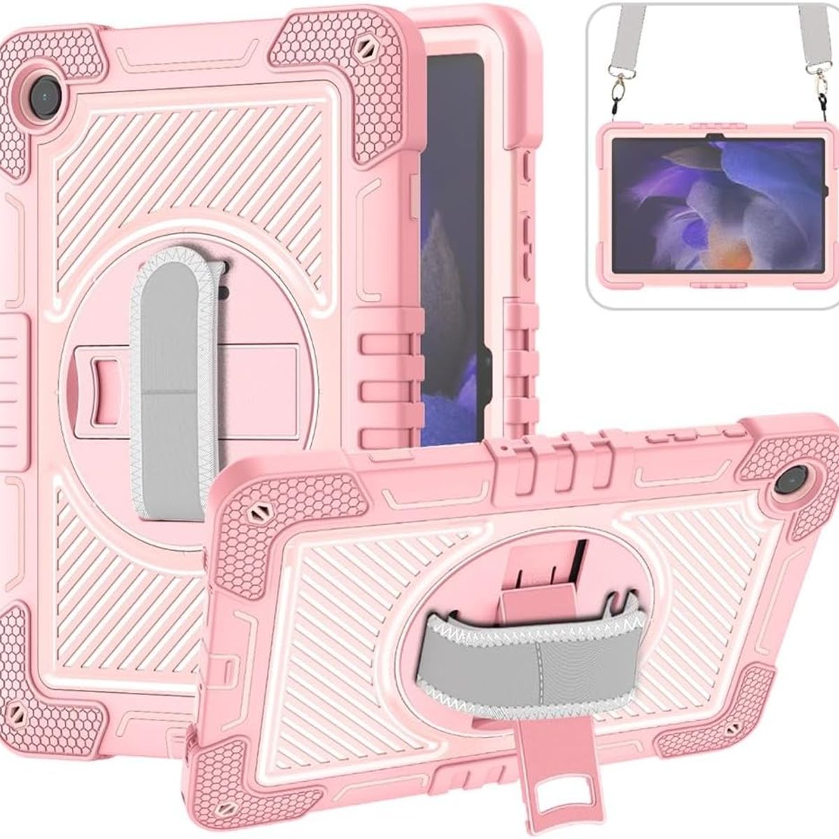 GENERICO - FUNDA ARMOR PARA TABLET SAMSUNG TAB A9 87 ROSA
