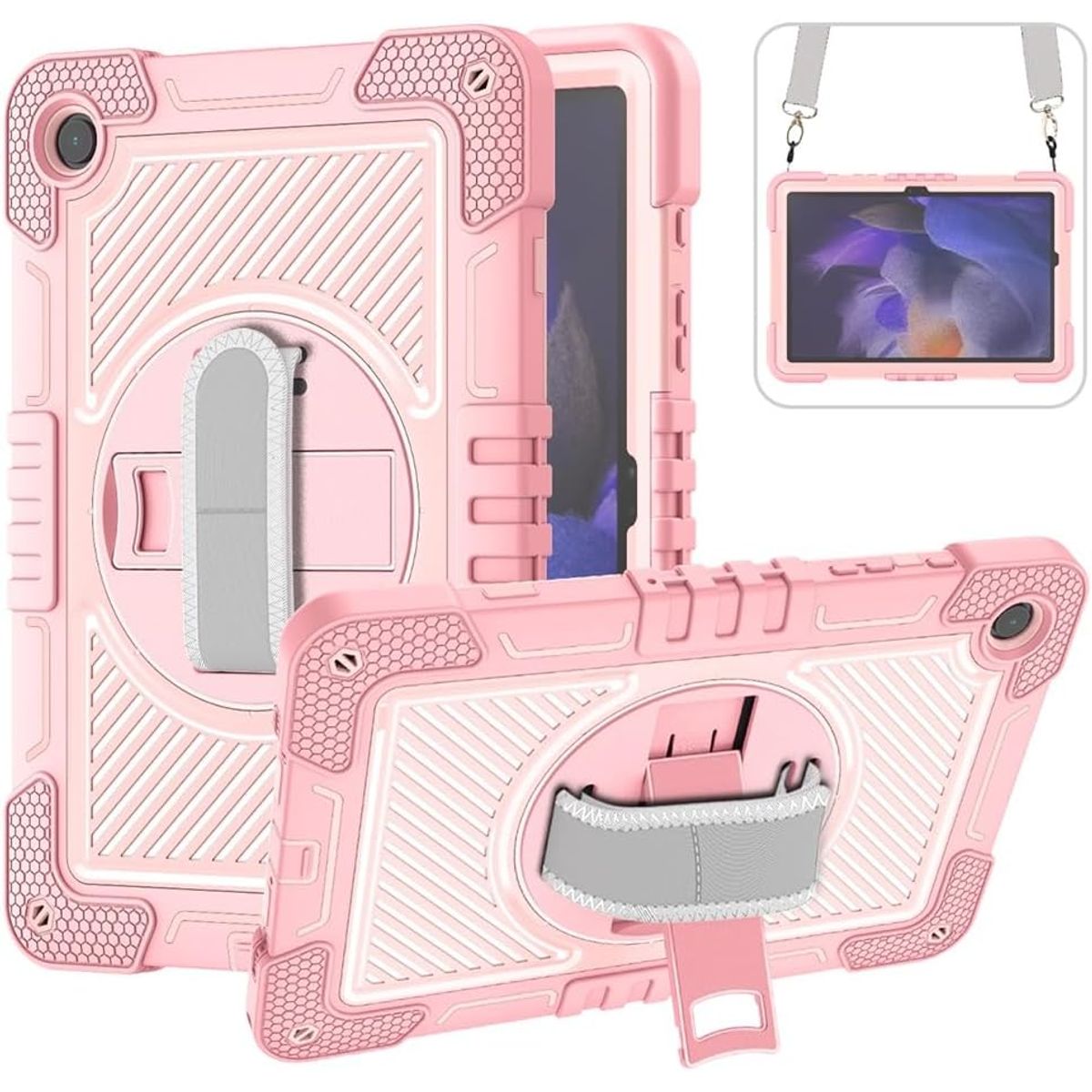GENERICO - FUNDA ARMOR PARA TABLET SAMSUNG TAB A9 87 ROSA