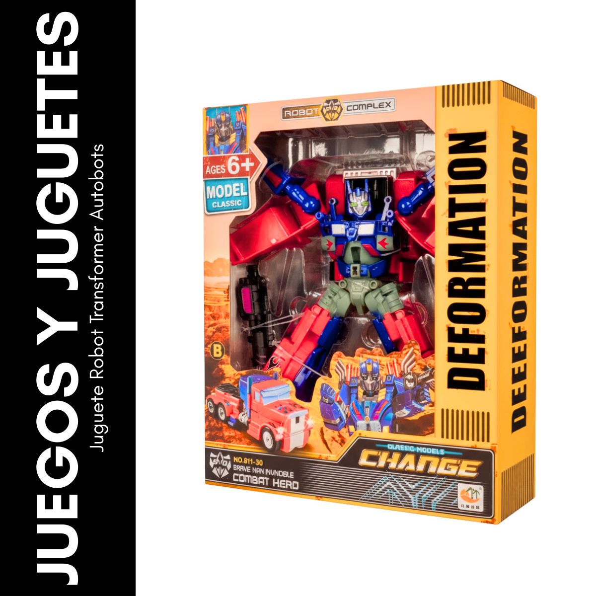 GENERICO - Juguete Robot Transformer Autobots