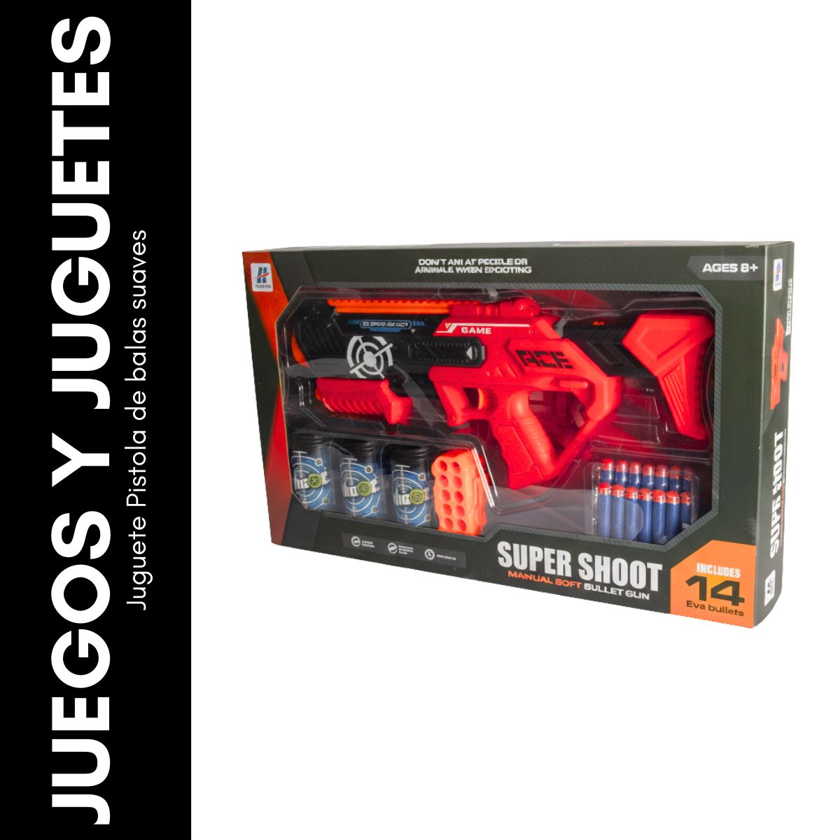 GENERICO - Juguete Pistola lanza dardo