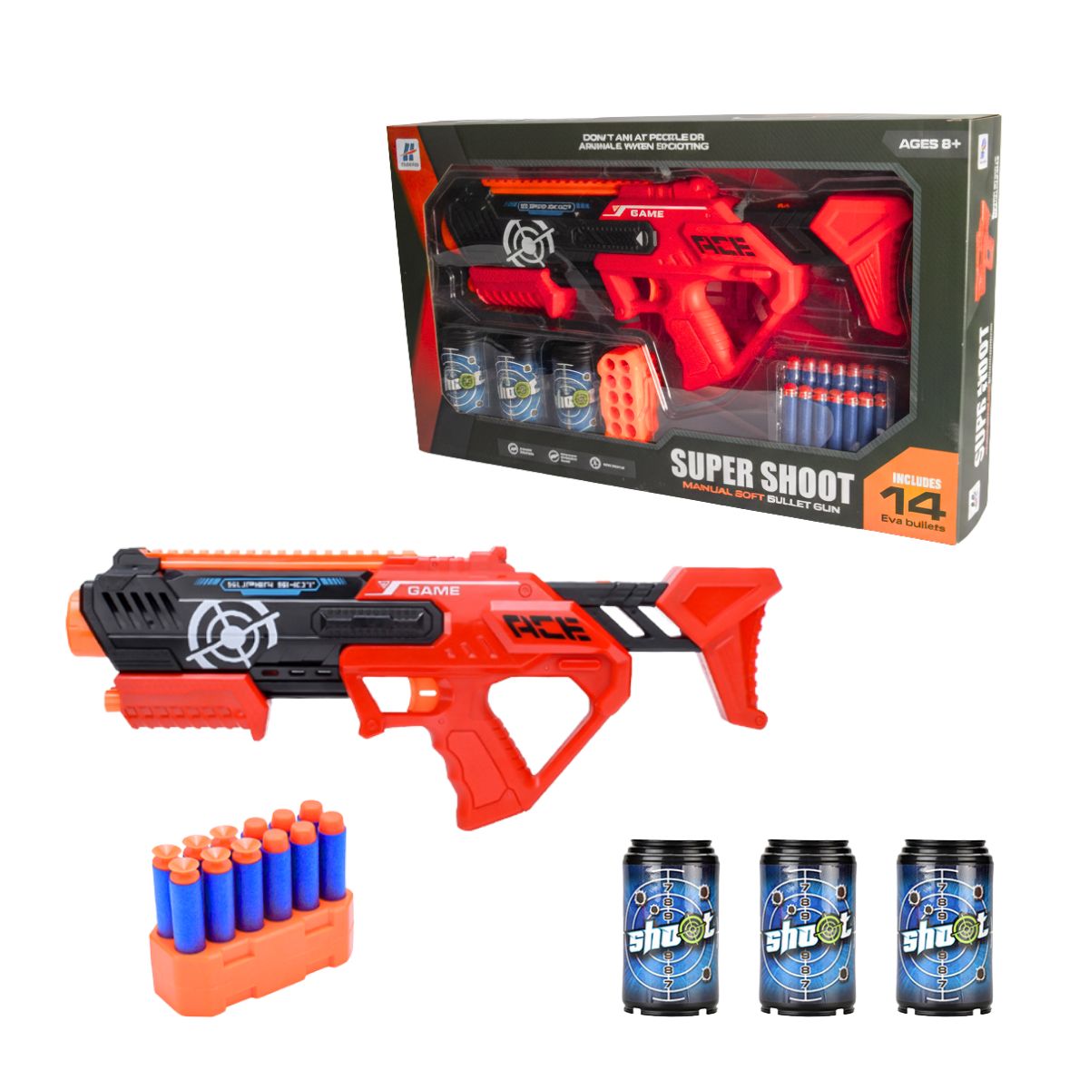 GENERICO - Juguete Pistola lanza dardo