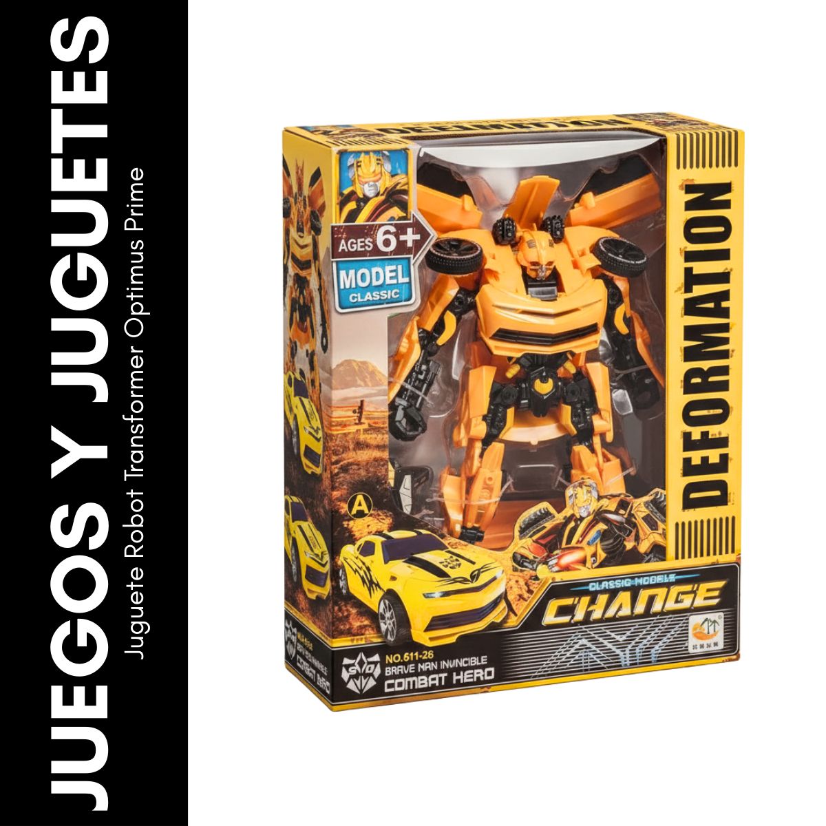 GENERICO - Juguete Robot Transformer Optimus Prime