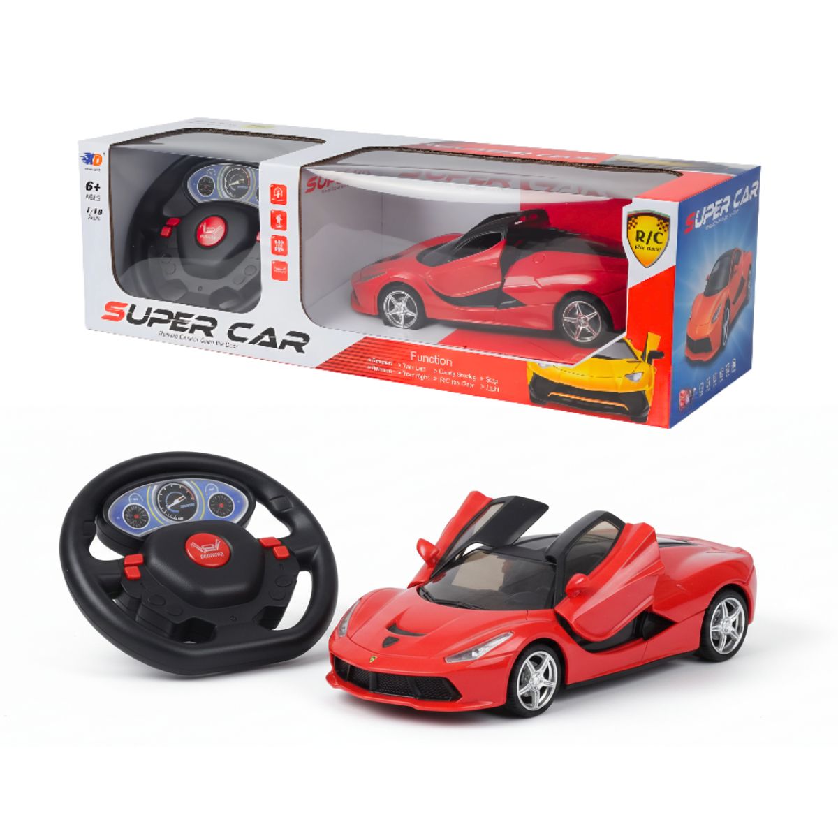 GENERICO - Juguete Auto Super Car con Control Remoto