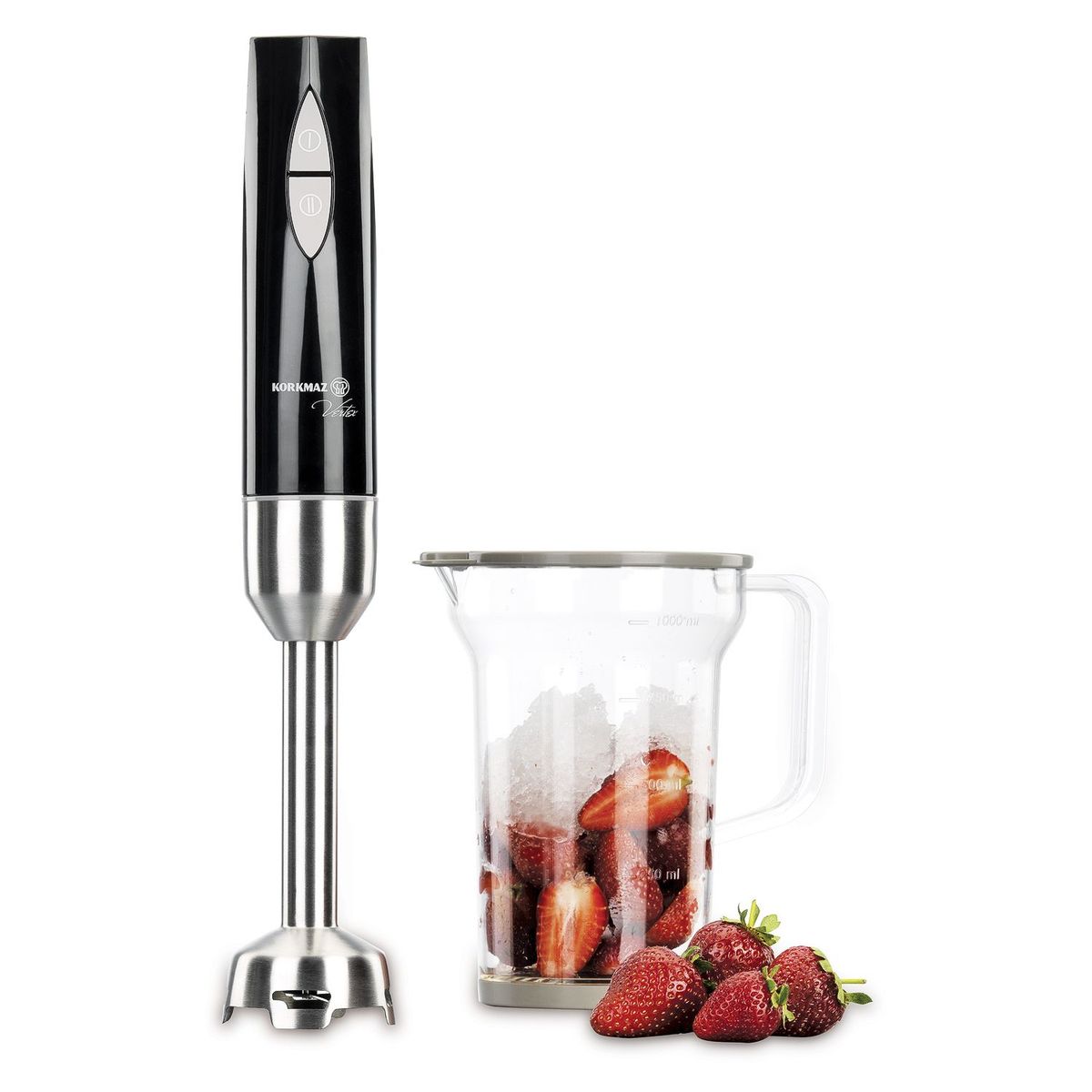 KORKMAZ - Batidora de Mano Vertex Negro