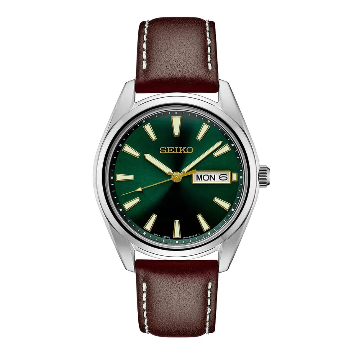 Seiko - Reloj Seiko Essentials SUR449 Hombre Acero Marrón