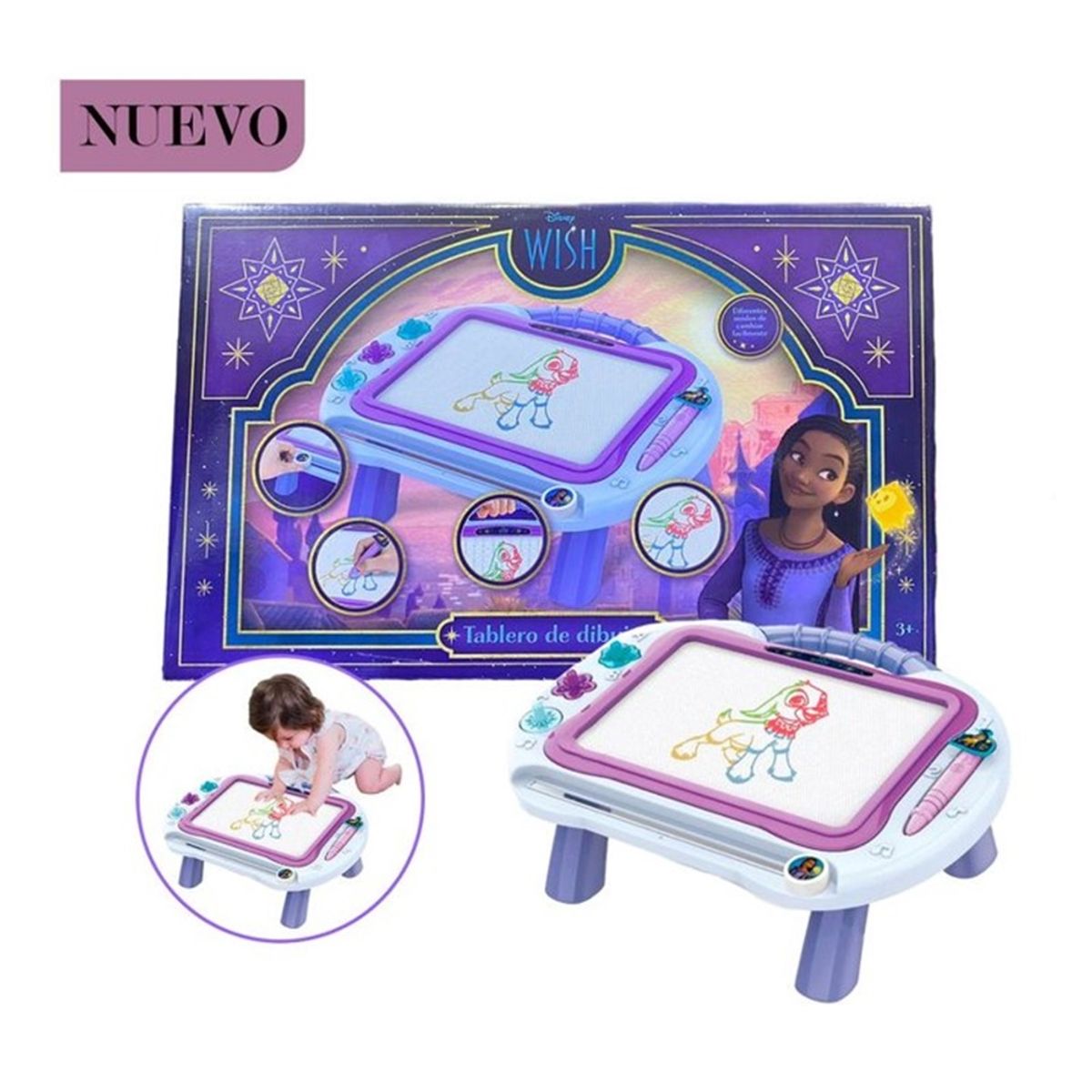 DISNEY CLASICOS - Tablero de Dibujo Magnético Mágico W