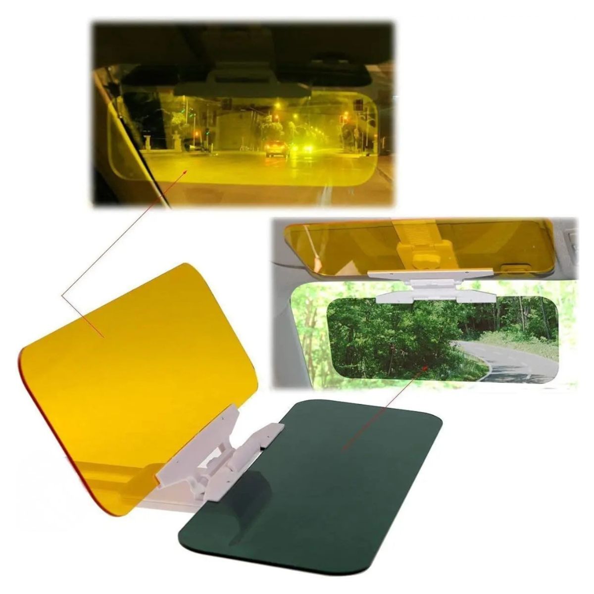 GENERICO - Visor HD Reductor de Luces y Rayos para Carro