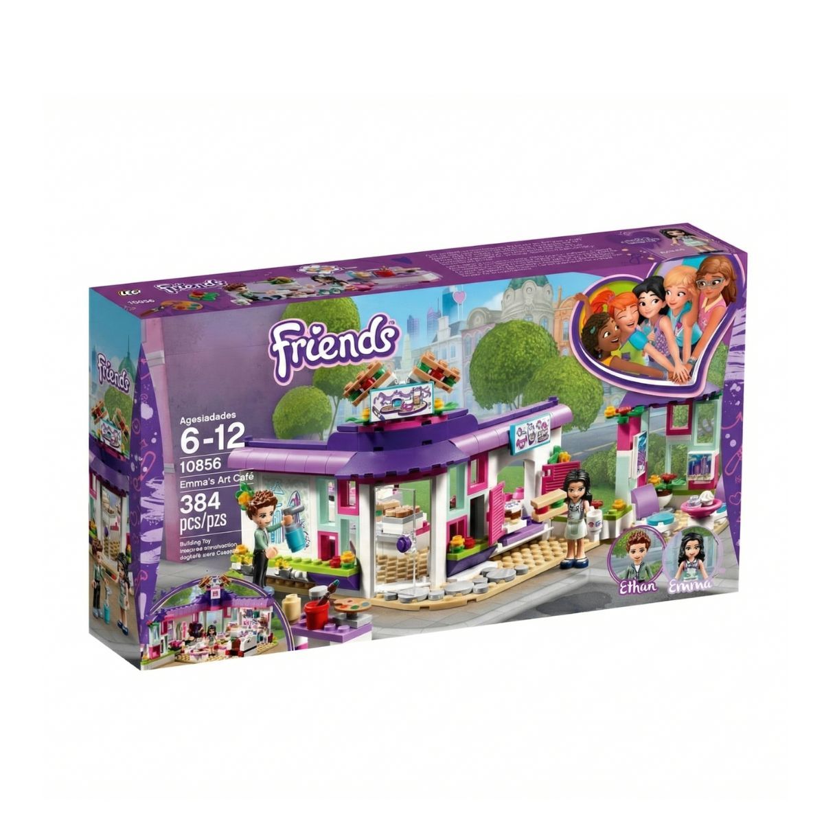 GENERICO - Bloques de Construcción Friends Café del Arte de Emma My World 384 Pcs 10856