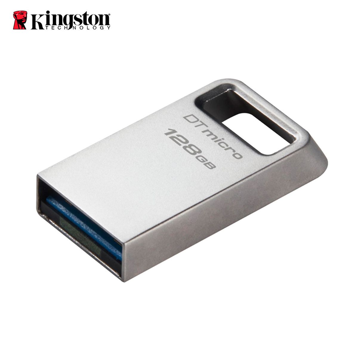 KINGSTON - Memoria Usb Metal 128gb 200mb/s Usb 3.2 Gen 1 Kingston Color Plateado Liso