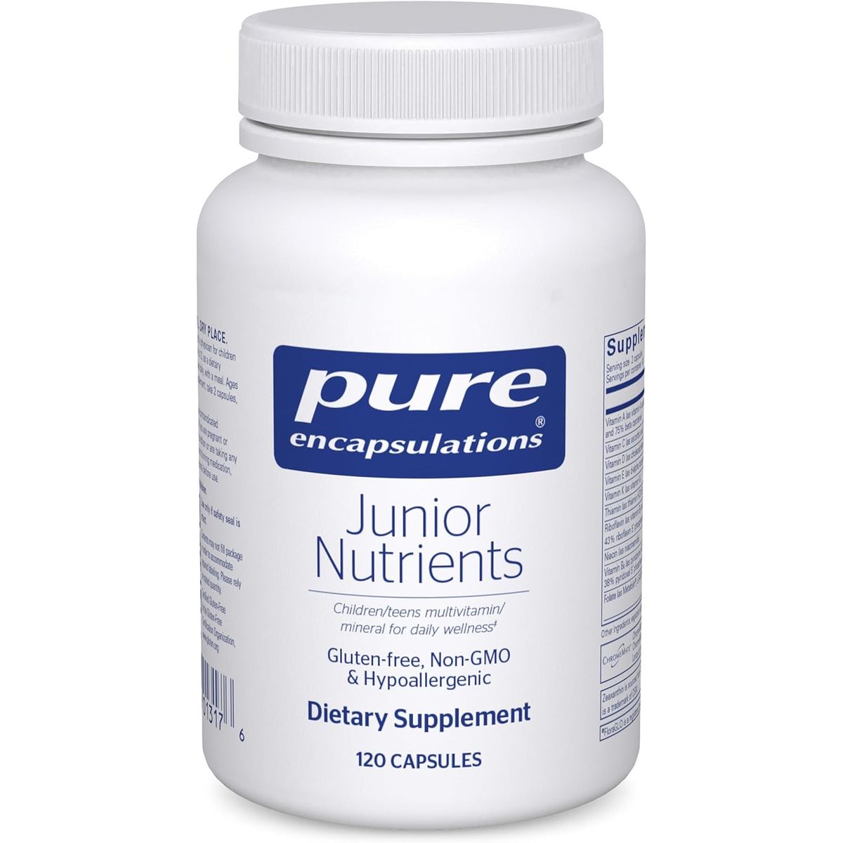 GENERICO - Junior Nutrientes – 120 Cápsulas Pure Encapsulations