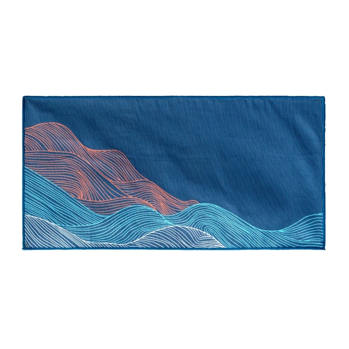 GENERICO - Toalla Microfibra Zvibes Mediana Azul Oscuro