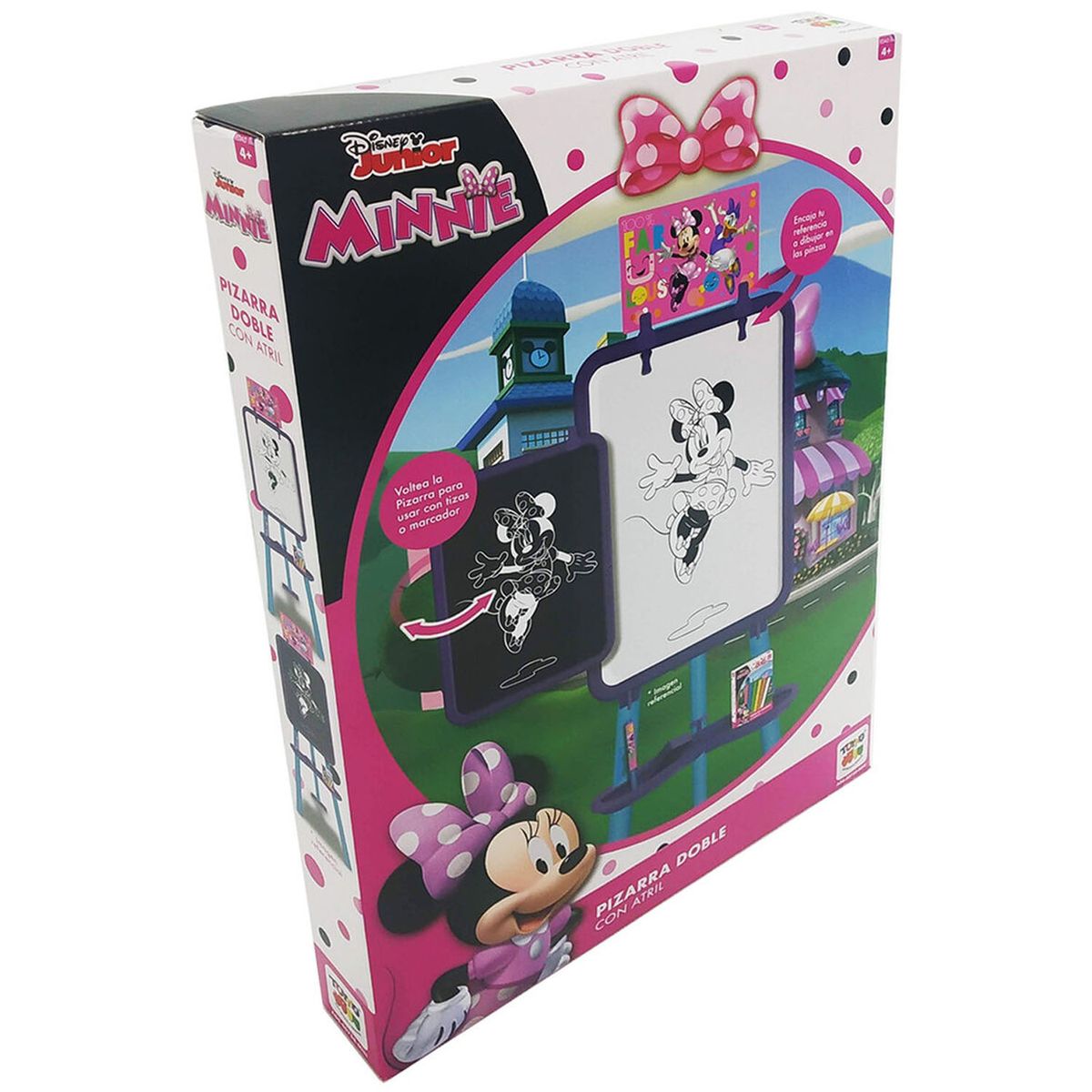 DISNEY PIXAR - Pizarra Doble con Atril Minnie Mouse