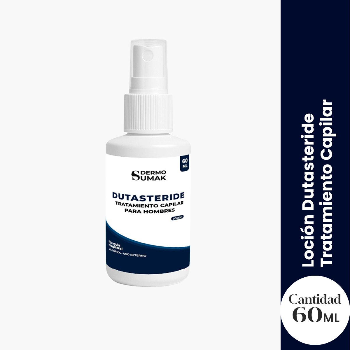 GENERICO - Dutasteride 05% - Loción Tratamiento Capilar para Hombres - DERMOSUMAK