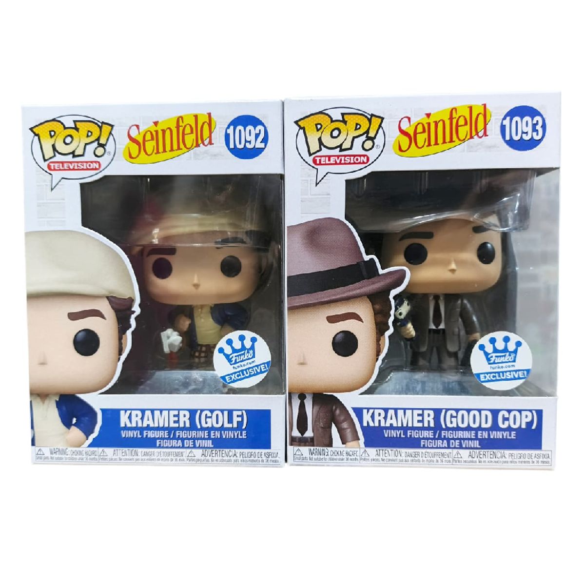 FUNKO - PACK POP KRAMER GOLF Y GOOD COP EXC FUNKO SHOP - SEINFELD 1092 1093