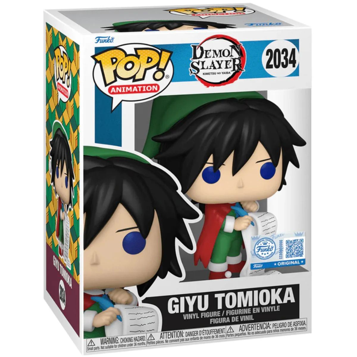 FUNKO - Funko Pop Giyu Tomioka Holiday Demon Slayer