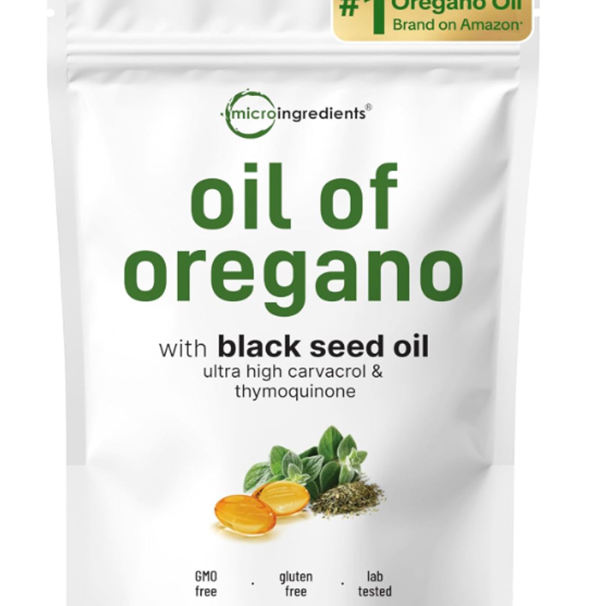GENERICO - Aceite de Orégano Semilla Negra 4X Potente – 300 Cápsulas - Refuerza Inmunidad y Combate Candidiasis