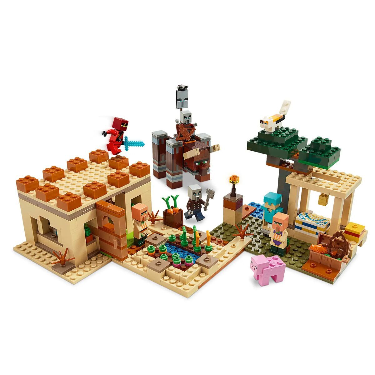 GENERICO - Bloques de Construcción Minecraft La Invasión de los Illager My World 580 Pcs 11477A