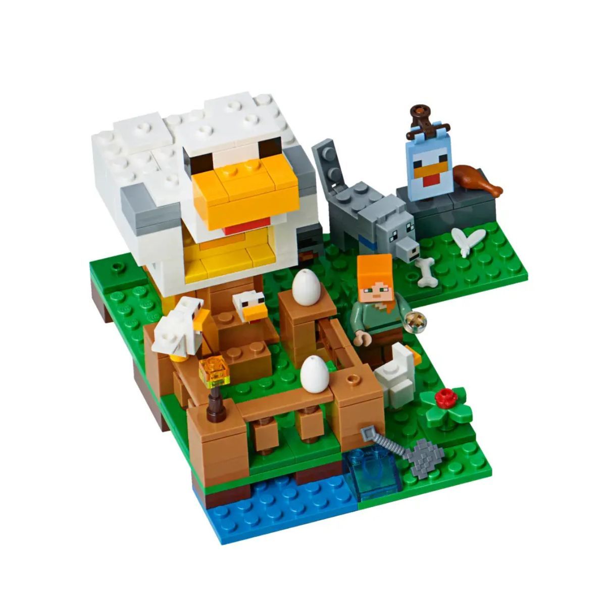 GENERICO - Bloques de Construcción Minecraft El Gallinero My World 204 Pcs 10809A