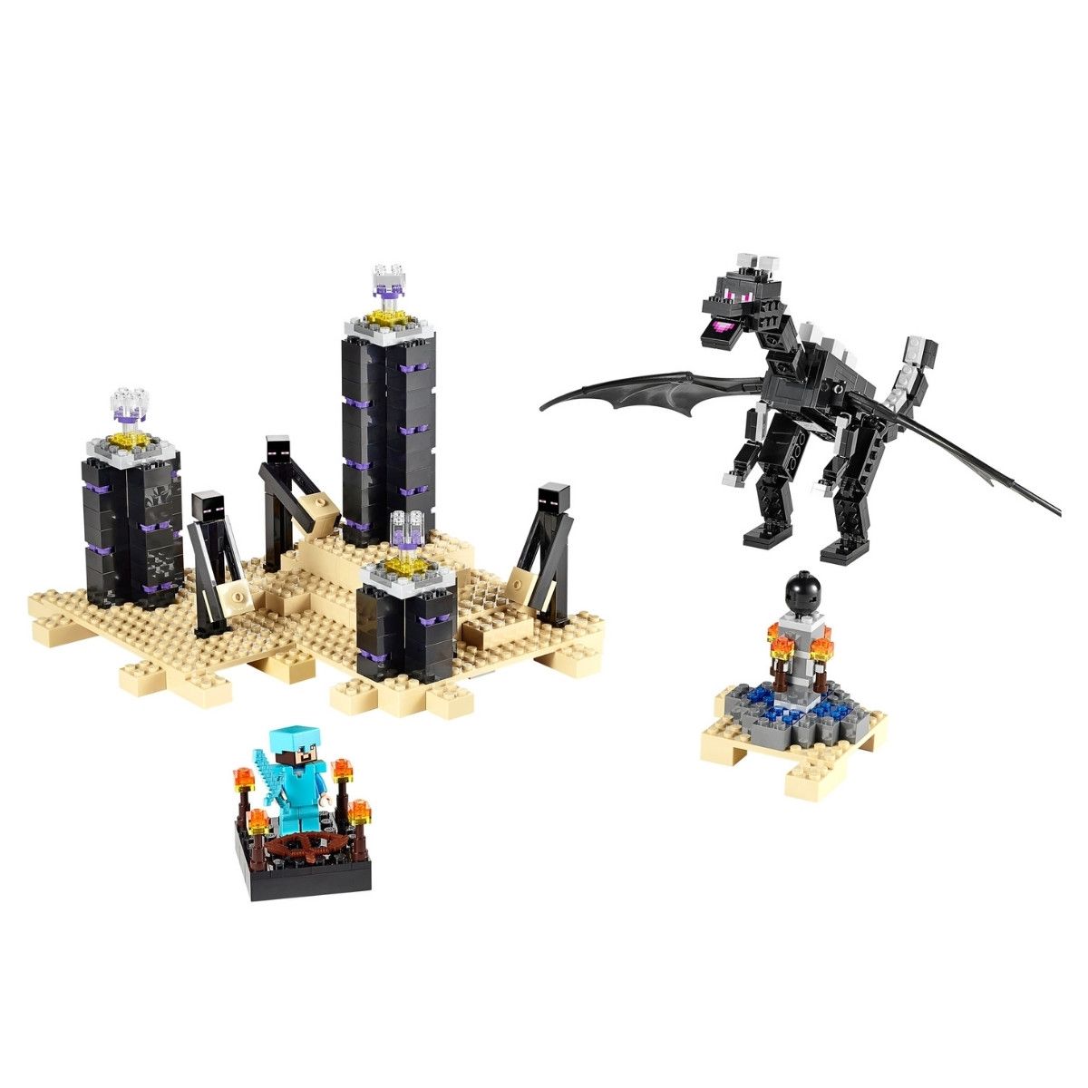 GENERICO - Bloques de Construcción Minecraft The Ender Dragon My World 634 Pcs 10178