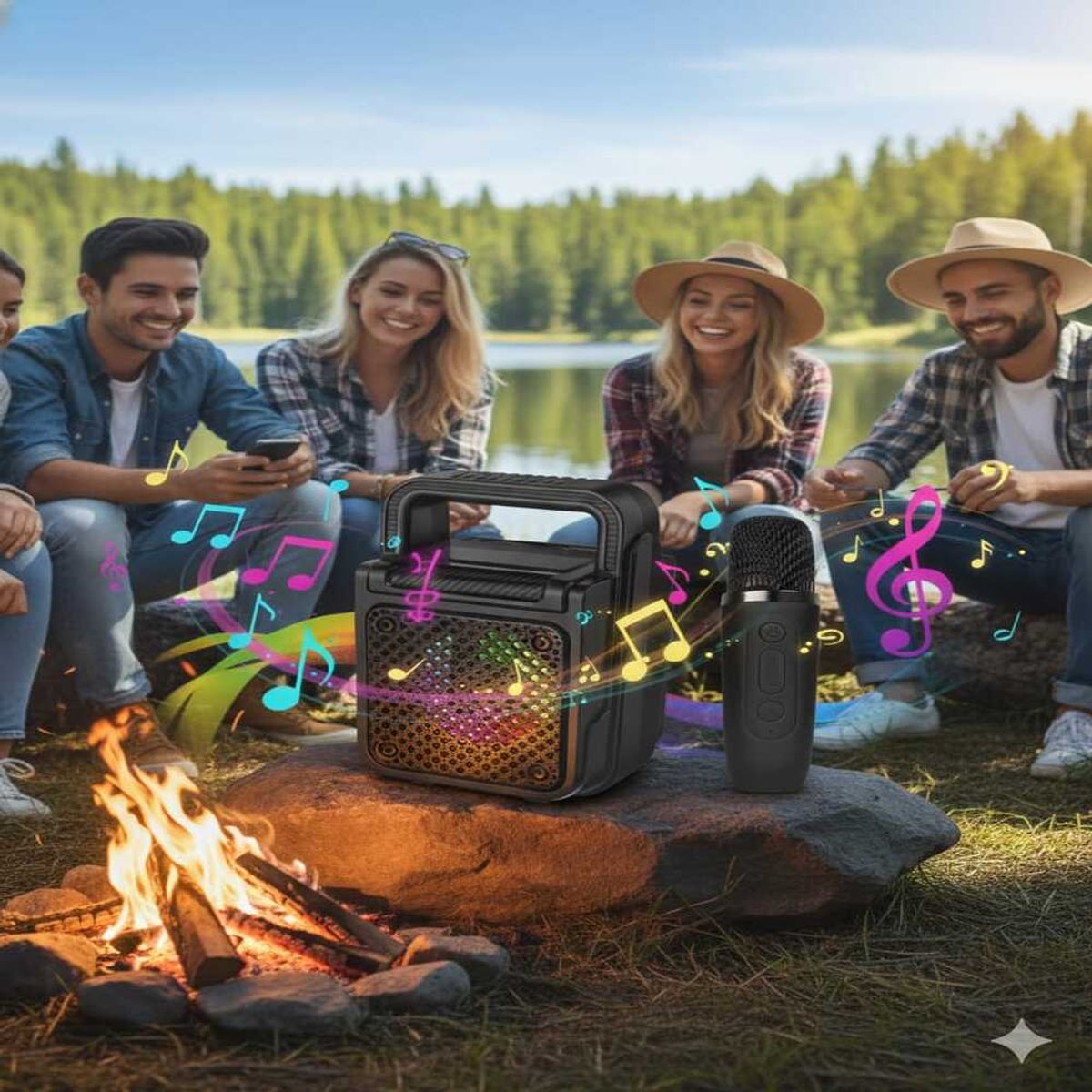 GENERICO - Parlante  portatil inalambrico para exteriores